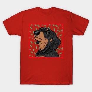 Black and Tan Dachshund T-Shirt